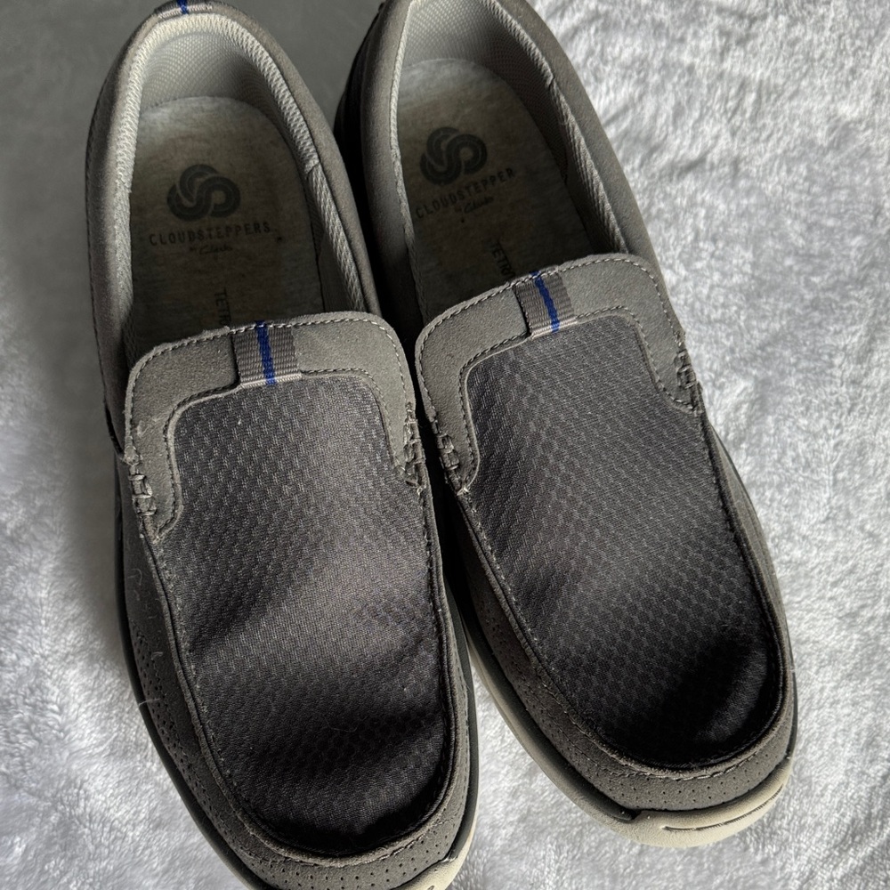 Cloudsteppers by Clarks Charcoal Slip-On Loafers